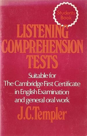 Listening Comprehension Tests Paperback – 1971 by J.C. Templer (Author)