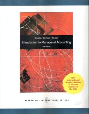 Introduction to Managerial Accounting Paperback –  2009 by Peter Brewer (Author)